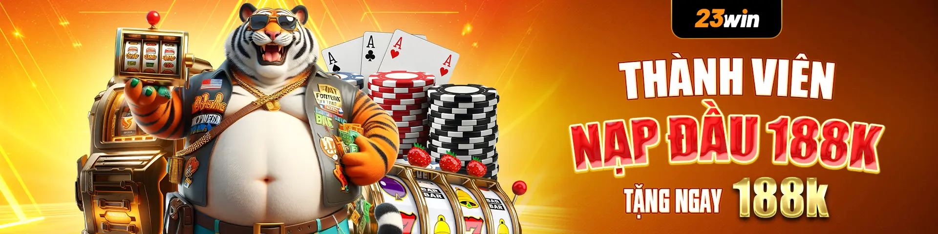 banner nhà cái 23win nạp đầu tặng 188k