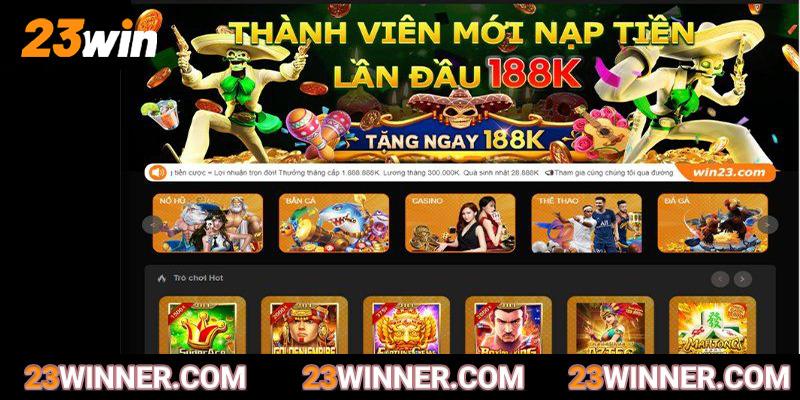 Nổ hũ 23win - đồ họa đỉnh cao - âm thanh cuốn hút